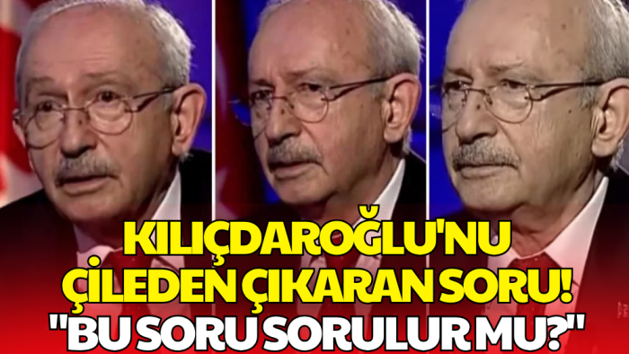 Canlı Yayında Tansiyon Yükseldi! Kılıçdaroğlu O Soruya Sert Tepki Gösterdi